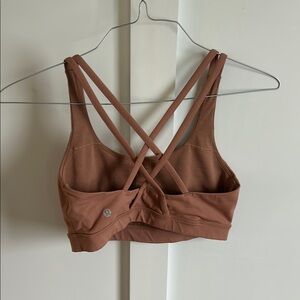 Lululemon Brown Strappy Sports Bra size 8
